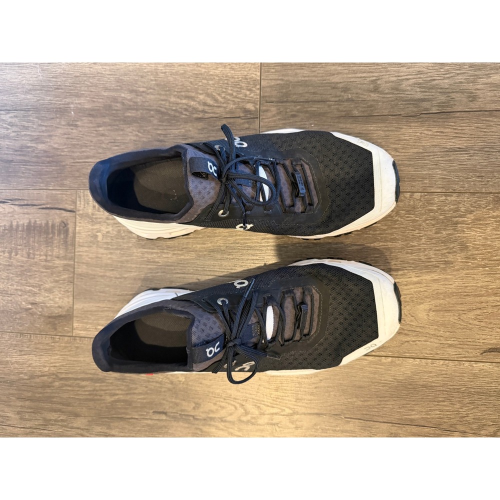 On Cloudultra Mens Trail Running Shoes Black White Helion Missiongrip Size 9 - Picture 4 of 16